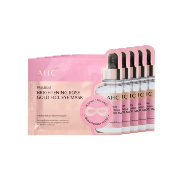 AHC Premium Brightening Rose Gold Foil Eye Mask